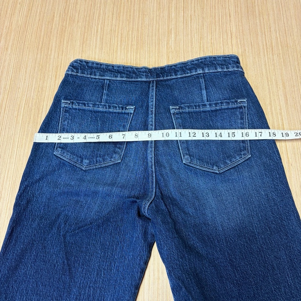 Kancan Sparrow High Rise Holly Flare Jeans Womens 7/27 Blue Denim Stretch - Picture 7 of 11